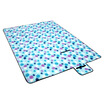 

Kale decorated outdoor suede moisture-proof picnic mat green circle