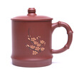 

Jun Li Xuan Yixing hand purple sand cup clear cement bamboo plum blossom