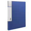 

Deli deli 5418 Rui business series PP folder A4 long clip pocket blue single loaded