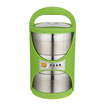 

Love home treasure three layers of stainless steel insulation lunch box lunch box green