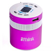 

Ithink portable card speaker pink