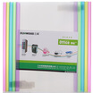 

Sanmu SUNWOOD RB3302 Transparent Drawer Report FolderFolder A4 10mm 5 Color Rod 10 Pack Office Stationery