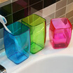 

Jingdong Supermarket Ou Runzhe mouthwash cup square plastic brush cup three sets of large blue big green rose
