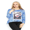Hello Rose Autumn Long Sleeved Blouse 2018 New Large Size Loose Wild Shirt Personality Clothes T hello rose kopen in de aanbieding Hello Rose Autumn Long Sleeved Blouse 2018 New Large Size Loose Wild Shirt Personality Clothes T hello rose kopen in de aanbieding