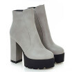 Idifu Womens Trendy Plain Round Toe Platform Short Boots Side Zipper Block High Heel Ankle Booties idifu kopen in de aanbieding Idifu Womens Trendy Plain Round Toe Platform Short Boots Side Zipper Block High Heel Ankle Booties idifu kopen in de aanbieding