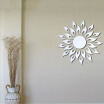 Acrylic 3D Removable Sun Design Mirror Effect Wall Sticker Home Decor stickers