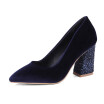 Idifu Womens Comfy Pointed Toe Pump Velvet Glitter Sequined Block High Heels Low Cut Slip On Work Shoes idifu kopen in de aanbieding Idifu Womens Comfy Pointed Toe Pump Velvet Glitter Sequined Block High Heels Low Cut Slip On Work Shoes idifu kopen in de aanbieding