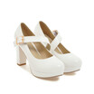 Idifu Womens Retro Round Toe Buckle Strap Chunky High Heels Platform Mary Jane Pumps Shoes idifu kopen in de aanbieding Idifu Womens Retro Round Toe Buckle Strap Chunky High Heels Platform Mary Jane Pumps Shoes idifu kopen in de aanbieding