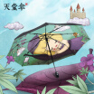 Joy Collection Paradise Umbrella Personality Painting Illustrator Tri Fold Black Sunshade Sunscreen One Button Opening Automatic Small 30322 Drunk Beauty 54Cm joy collection kopen in de aanbieding Joy Collection Paradise Umbrella Personality Painting Illustrator Tri Fold Black Sunshade Sunscreen One Button Opening Automatic Small 30322 Drunk Beauty 54Cm joy collection kopen in de aanbieding