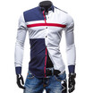 Toomine Men Long Sleeve Shirt 2018 Male Striped Shirts Slim Fit Camisa Social Masculina Casual Xxl toomine kopen in de aanbieding Toomine Men Long Sleeve Shirt 2018 Male Striped Shirts Slim Fit Camisa Social Masculina Casual Xxl toomine kopen in de aanbieding