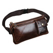 Xieben Men Vintage Oil Wax Leather Waist Fanny Pack Clutch Bag Belt Hip Bum Chest Pouch Purse Wallet xieben kopen in de aanbieding