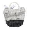 Great Power Star Fashion Women Ribbon Handbag Straw Weave Knitting Bucket Bag Summer Beach Holiday Totes Shoulder great power star kopen in de aanbieding