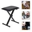 〖Follure〗Piano Bench Keyboard Bench Height Adjustable Foldable X-Style Padded Stool Chair