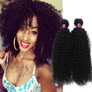 Abalance 4 Bundles Brazilian Kinky Curly Hair Weaves Natural Wavy Human Extensions abalance kopen in de aanbieding