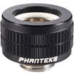 Chasers phanteks HTC1612 matte black computer split hard tube water cooling accessories G14 2 points thread 16mm hard tube special straight plug fast twisting hand twist connector