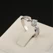 Silver Color Fashion CZ Diamond Wedding Engagement Ring Made With Cubic Zirconia Jewelry For Women Wholesale R512