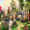 Custom 3D Wall Murals Wallpaper Estilo Europeo Pintura Al Óleo Paisaje Pintado A Mano Sala de estar TV Decoración de La Pared Mural Wallpaper Art