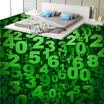 Envío gratis personalizado vintage piso engrosado mural ambientalmente amigable baño Digital sala de estar dormitorio 3D 250cmx200cm