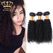 3Pcs Lot Peruvian Virgin Hair Kinky Curly Unprocessed Weave Bundles Wholesale Human huismerk kopen in de aanbieding