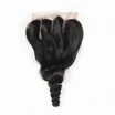 Racily Hair Brazilian Loose Wave Lace Closure 1 Piece Natural Black 4X4 Human racily hair kopen in de aanbieding
