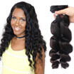 Nami Hair Brazilian Virgin Loose Wave 3 Piece 100 Unprocessed Extensions Human Weave Bundles Shipping Free nami kopen in de aanbieding