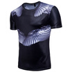 Canghpgin Summer Mens Short Sleeve 3D Printed T Shirt Causal Pullovers canghpgin kopen in de aanbieding