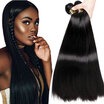 Yavida Hair 7A Brazilian Straight Human 4Pcslot Virgin Weave Bundles yavida kopen in de aanbieding