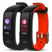 Hong Kong Sen GASON smart bracelet P1 plus heart rate blood pressure monitoring high-definition color sports bracelet men&women step waterproof 50 meters call micro channel reminder black