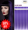 Rhyme Purple Colored Clip Inon Hair Extensions 20 9Pcs Girlsdolls Wig Pieces huismerk kopen in de aanbieding