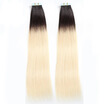 Tape In Hair Extensions 22Silky Straight Human Black Roots Color huismerk kopen in de aanbieding Tape In Hair Extensions 22Silky Straight Human Black Roots Color huismerk kopen in de aanbieding