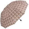 Paradise umbrella to strengthen the high-density water-repellent hidden sneak three-fold business double umbrella coffee 33213E