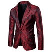 Canghpgin Mens Fashion Printed Slim Fit Suit canghpgin kopen in de aanbieding