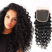 Wyf Deep Wave Virgin Hair With Closure Unprocessed Malaysian Human 4 Bundles wyf kopen in de aanbieding