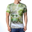 Clothing Loves Mens Fashion O Neck Colorful Print T Shirts clothing loves kopen in de aanbieding