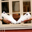 Shengsuwang Warrior Menwomen Springsummer New Canvas Shoes Low To Help Couples Small White A Pedal Leisure shengsuwang kopen in de aanbieding Shengsuwang Warrior Menwomen Springsummer New Canvas Shoes Low To Help Couples Small White A Pedal Leisure shengsuwang kopen in de aanbieding