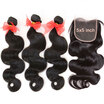Landot 10A 5X5 Lace Closure With 3 Bundles Malaysian Virgin Human Hair Weave Body Wave Unprocessed Remy Natural Color Can Bleach 613 landot kopen in de aanbieding Landot 10A 5X5 Lace Closure With 3 Bundles Malaysian Virgin Human Hair Weave Body Wave Unprocessed Remy Natural Color Can Bleach 613 landot kopen in de aanbieding