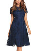 Babyonlinedress Sheer Lace Pleated O Neck Short Sleeve High Waist Swing Dress Homecoming babyonlinedress kopen in de aanbieding Babyonlinedress Sheer Lace Pleated O Neck Short Sleeve High Waist Swing Dress Homecoming babyonlinedress kopen in de aanbieding