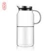 JINGZAO Heat-resistant glass Explosion-proof teapot Large capacity Stainless steel set 1 pot 4 cups