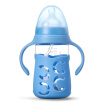 Joy Collection Cosbel Comisbell Wide Bore Glass Bottle Anti Flatulence With Handle Straw Drop Silicone Sleeve Arc Shape 260Ml Blue joy collection kopen in de aanbieding Joy Collection Cosbel Comisbell Wide Bore Glass Bottle Anti Flatulence With Handle Straw Drop Silicone Sleeve Arc Shape 260Ml Blue joy collection kopen in de aanbieding