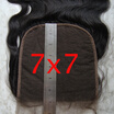 Osolovely Hair Body Wave Brazilian 7X7 Lace Closure Pre Plucked Hairline osolovely kopen in de aanbieding