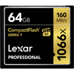 Lexar 32GB read 160MBs write 155MBs CF memory card 1066x MLC particles conform to VPG-65 UDMA7