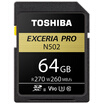 Toshiba TOSHIBA EXCERIA Pro SDXC UHS-Ⅱ memory card 128G extremely fast speed U3 Class10 read 270M write 250M