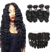 Ishow 7A Loose Wave Bundles With Frontal Closure Malaysian Virgin Hair Good Quality Ear To Lace ishow kopen in de aanbieding Ishow 7A Loose Wave Bundles With Frontal Closure Malaysian Virgin Hair Good Quality Ear To Lace ishow kopen in de aanbieding
