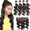 Glary Bundles With Frontal Brazilian Virgin Hair Body Wave Human Natural Color glary kopen in de aanbieding