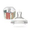Bei Shibang newborn baby pacifier Jingdong self-developed simulation nipple wide caliber silicone nipple two loaded
