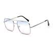 SHAUNA primavera Bisagra Mujer Moda Gafas de sol cuadradas Retro Hombres Azul Rosa Gradiente Gafas UV400