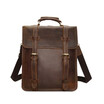 Asled Retro Crazy Horse Leather Mens Backpack Computer Bag asled kopen in de aanbieding
