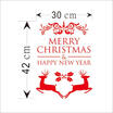 Canis Merry Christmas Santa Claus Tree Wall Stickers Vinyl Window Removable Decal canis kopen in de aanbieding Canis Merry Christmas Santa Claus Tree Wall Stickers Vinyl Window Removable Decal canis kopen in de aanbieding
