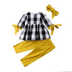 Duopindun Au Toddler Kid Baby Girl Plaid Tops Shirt Pants Leggings Headband Outfit Clothes duopindun kopen in de aanbieding Duopindun Au Toddler Kid Baby Girl Plaid Tops Shirt Pants Leggings Headband Outfit Clothes duopindun kopen in de aanbieding