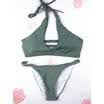 Bikini Mujeres Push-up Bra Bandage Bikini Set Traje de baño Triángulo Traje de baño Bañarse